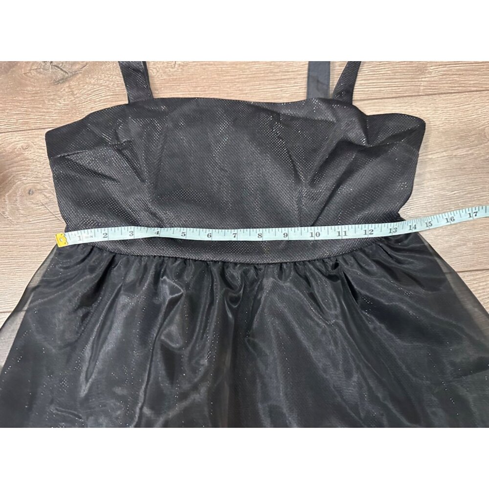 English Factory Black Sparkle Babydoll Empire Tulle & Organza NWT S - Picture 8 of 9